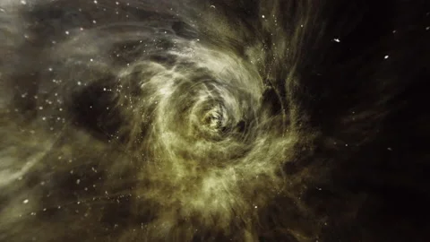 Loop grunge green cloud Tunnel Wormhole background Stock Footage 194218992