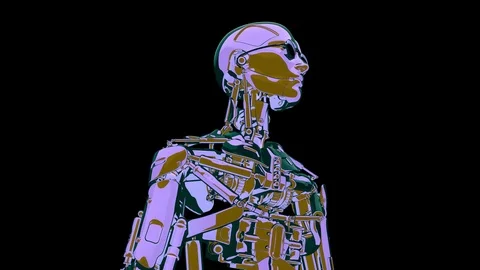 Loop grunge live machine 48 fps, with Alpha, yyaa104 Stock Footage 115943923