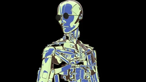 Loop grunge style machine 29.97 fps, with Matte, yyaa105 Stock Footage 115942991