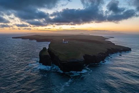 Loop Head Lighthouse at Dawn Stock-Fotos