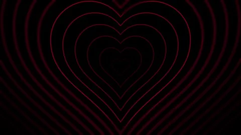 Loop Heart background animation Video Stock Footage 264655903