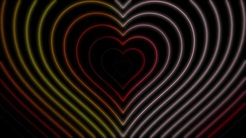 Loop Heart background animation Video Stock Footage 264656068