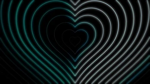Loop Heart background animation Video Stock Footage 264656093