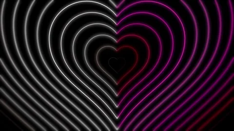 Loop Heart background animation Video Stock Footage 264656132