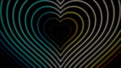 Loop Heart background animation Video Stock Footage 264656148