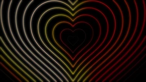Loop Heart background animation Video Stock Footage 264656152