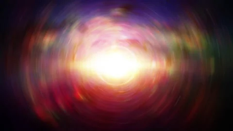 Loop heavenly light in outer space ripple burst Stock Footage 143385554
