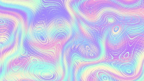 Loop of holographic texture with neon and pastel gradient colors. Floating Stock Footage 337173956