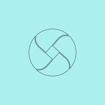 Loop icon Illustrazione stock