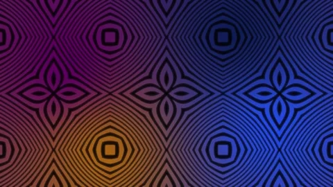 Loop Kaleida Background With Vibrant Gradients Stock Footage 346140851