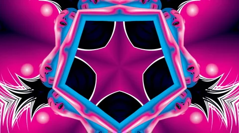 Loop kaleidoscope 1 Stock Footage