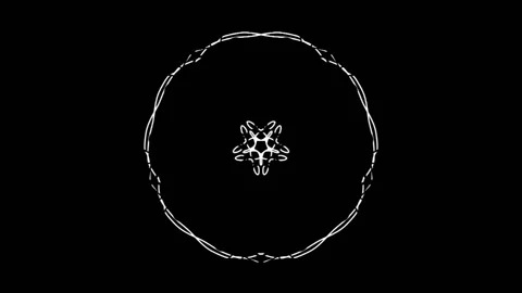 Loop Kaleidoskop Mandala 02 5fold Stock Footage 197995895