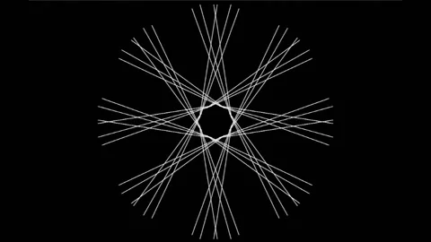 Loop Kaleidoskop Mandala 18 8fold Stock Footage 197995805