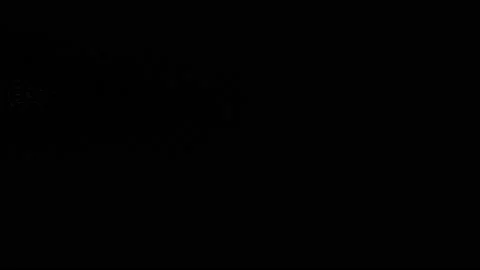 Loop of light spot passing horizontally over dark black structured background Stock Footage 146158473