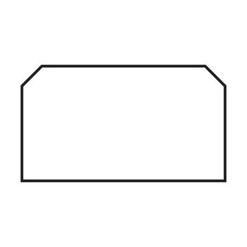 Loop Limit flow chart Shape element for process layout diagram illustration.. Stock Illustration