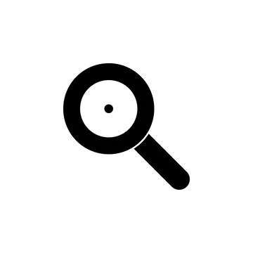 Loop magnifier icon. Element of minimalistic icon for mobile concept and web Illustrazione stock