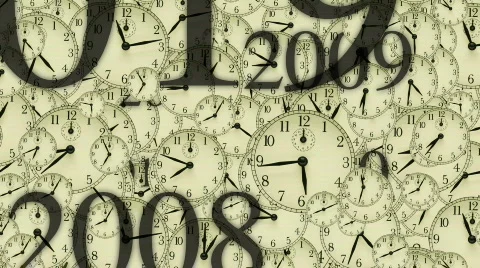 Loop many years Stock Footage 586250