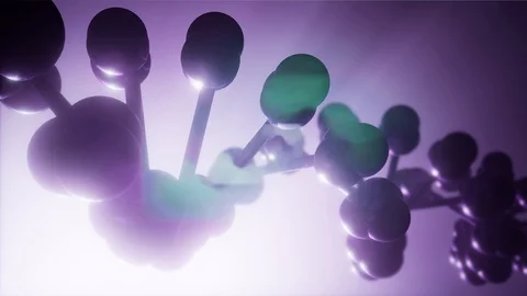 Loop micro DNA rotate Stock Footage 90049232