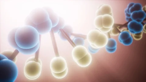 Loop micro DNA rotate Stock Footage 91167971