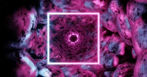 Loop motion of abstract neon background. Stock Footage 159720573