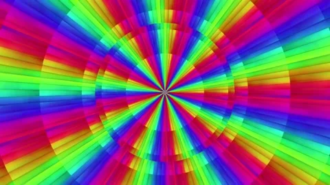 Loop motion circles color stripes which are glowing Stock-Footage 162744685