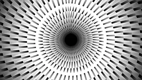 Loop motion circles pattern background are moving and glowing Stock-Footage 163135425