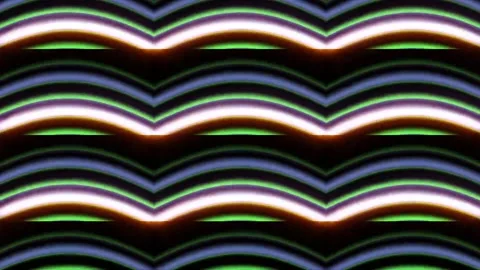 Loop motion colorful geometric neon curve lighting moving in pattern Stock-Footage 162655595