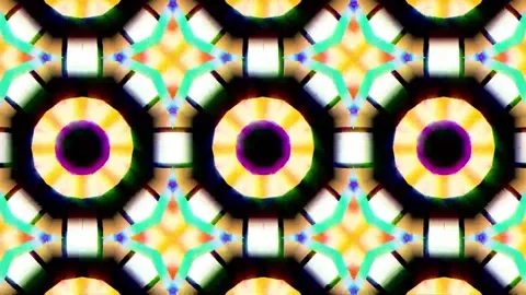 Loop motion Colorful geometric pattern Stock Footage 161110906