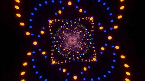 Loop motion colorful lights are moving and glowing 2 Stock Footage 161913331