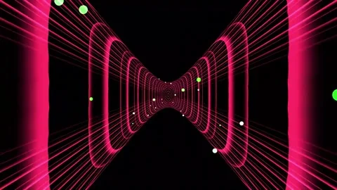 Loop motion colorful lights are moving and glowing in pattern 5 Stock Footage 162743821
