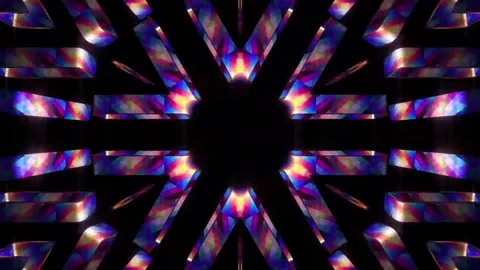 Loop motion colorful lights are moving and glowing in pattern 9 Stock-Footage 162744120