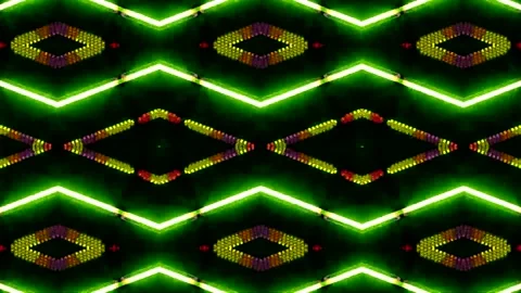 Loop motion colorful lights are moving and glowing in pattern 8 Stock-Footage 163143986