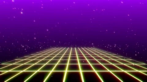 Loop motion colorful lines and particles are moving and glowing Stock-Footage 163144112