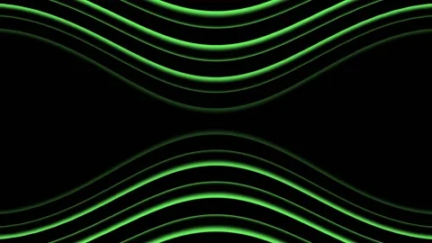 Loop motion colorful lines lights which are moving and glowing Video stock 164040011