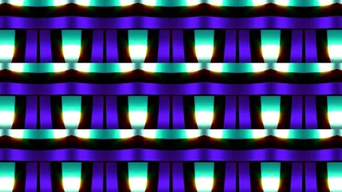 Loop motion colorful neon lights are moving and glowing in pattern Stock-Footage 160574481