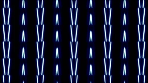 Loop motion colorful neon lights are blinking Stock Footage 161499153