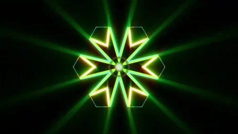 Loop motion colorful neon lights are moving and glowing 8 Stock-Footage 164139601