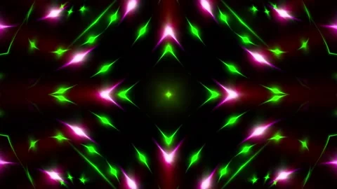 Loop motion colorful neon lights are glowing 4 Stock-Footage 164810244