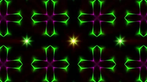 Loop motion colorful neon lights are moving 7 스톡 동영상 164810251