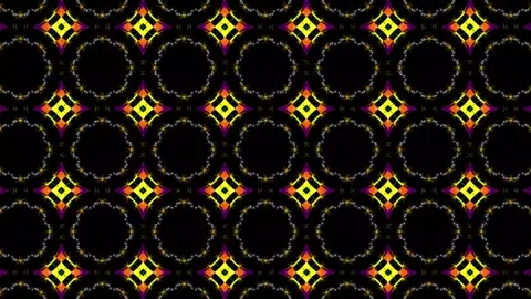 Loop motion colorful neon lights are moving and glowing in pattern 3 Stock-Footage 164810415