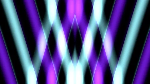 Loop motion colorful neon lines stripes which are moving and glowing Stock Footage 163363461