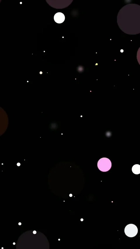 Loop motion colorful particles are moving and glowing Stock Footage 164810493