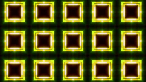 Loop motion colorful squares shape lights which are moving and glowing 스톡 동영상 163741476