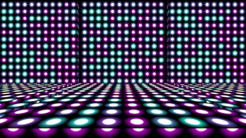 Loop motion colorful stage floor background lights are moving Stock-Footage 164810419
