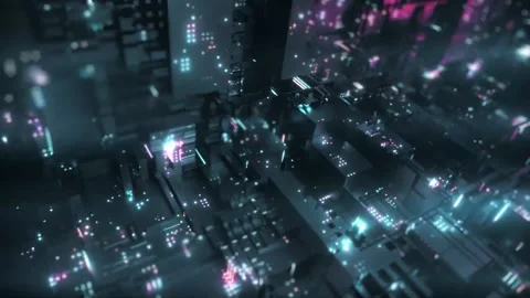 Loop motion lights are glowing and glamour Stock Footage 161927028