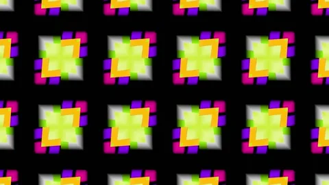 Loop motion neon colors which are moving in pattern 库存影片 161111021