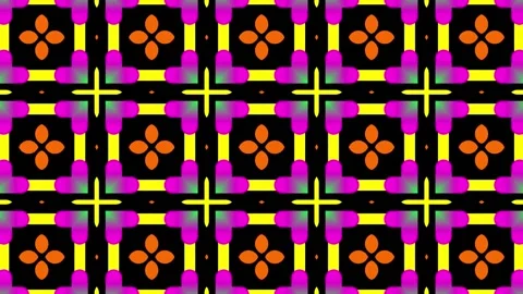 Loop motion neon lights pattern Stock-Footage 161111087