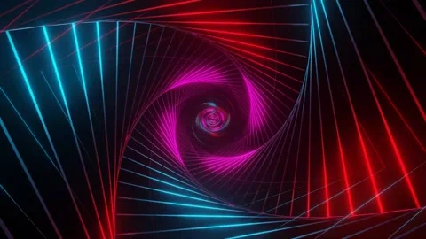 Loop motion  seamless with moving forward twister Stock Footage 161927116