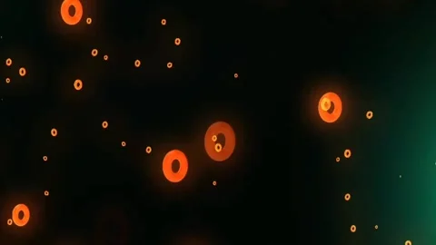 Loop motion trendy shapes graphics background are moving and glowing Stock Footage 164810732