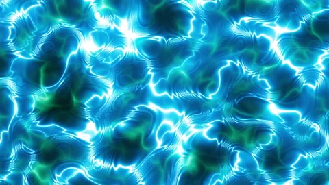 Loop moving animation of sunlit wave ripples flowing across a vivid blue water Stock Footage 337300866